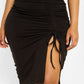 Cici Ruched Bodycon Midi Dress