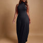 Kimmy Turtleneck Bodycon Maxi Dress - Black