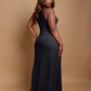 Kimmy Turtleneck Bodycon Maxi Dress - Black