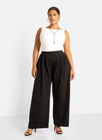 Rydell Wide Leg Pants - Black