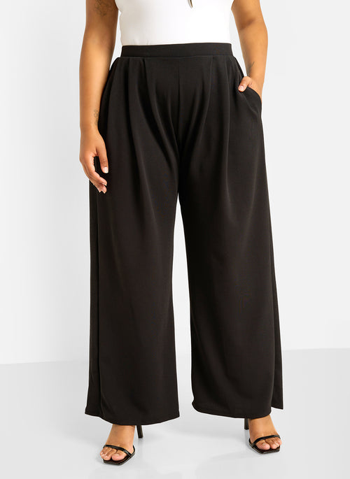 Rydell Wide Leg Pants - Black