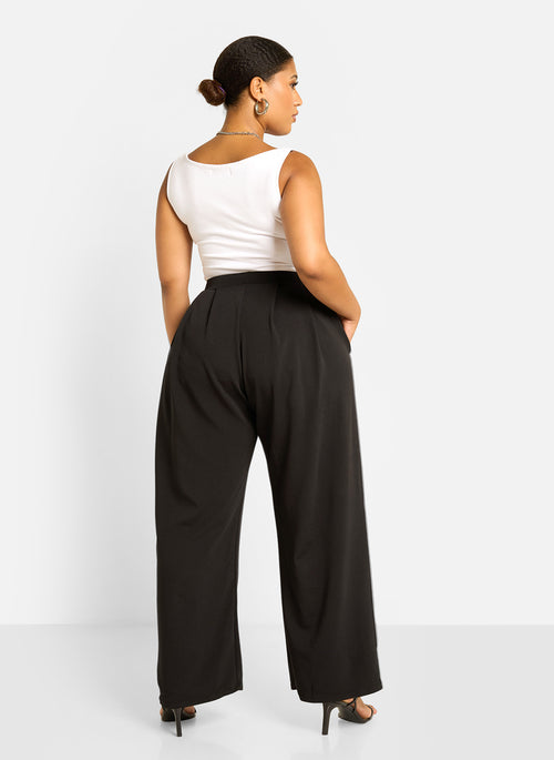 Rydell Wide Leg Pants - Black