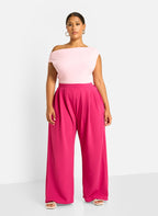 Rydell Wide Leg Pants - Magenta