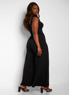 Sonia Tie Strap Wide Leg Jumpsuit