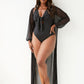 Sophia Long Sleeve Sheer Swim Cover-Up