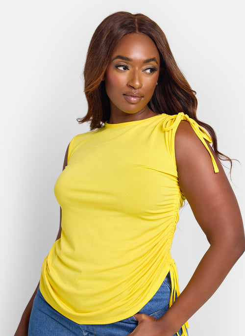 Sunshine Drawstring Top