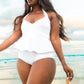Take Your Time Peplum Halter Swimsuit