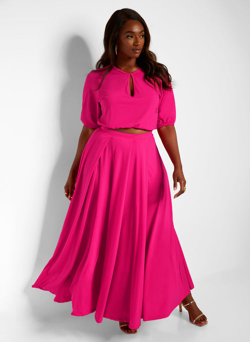 Twyla Tie Front Crop Top