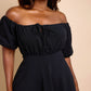 The Right Road Over The Shoulder A-Line Skater Dress
