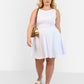 Zahra Drop Waist Skater Mini Dress