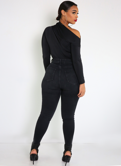 Zoe Drop Shoulder Bodysuit