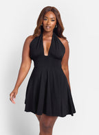 *Pre-Sale* Zoey Plunge Skater Mini Dress