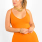 Essential Strappy Bodycon Maxi Dress - Orange