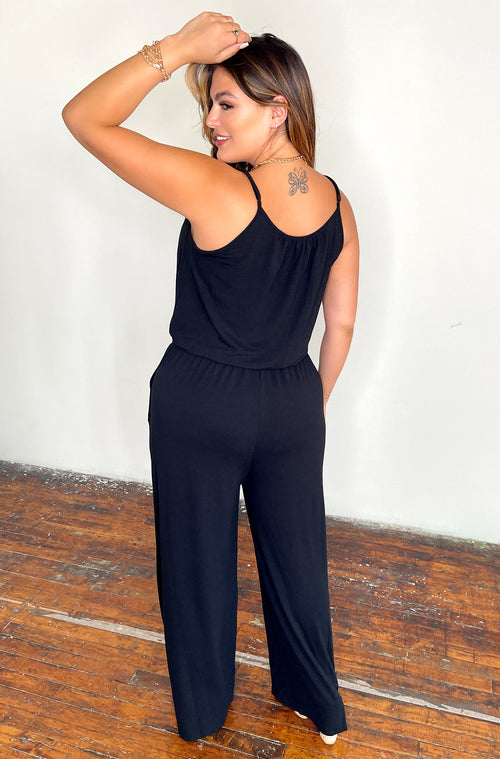 Right Now Spaghetti Strap Jumpsuit