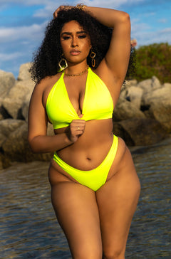 Yellow Bikini Bottom Plus Sizes