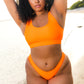 Orange Bikini Bottom Plus Sizes