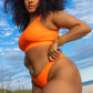 Orange Bikini Bottom Plus Sizes