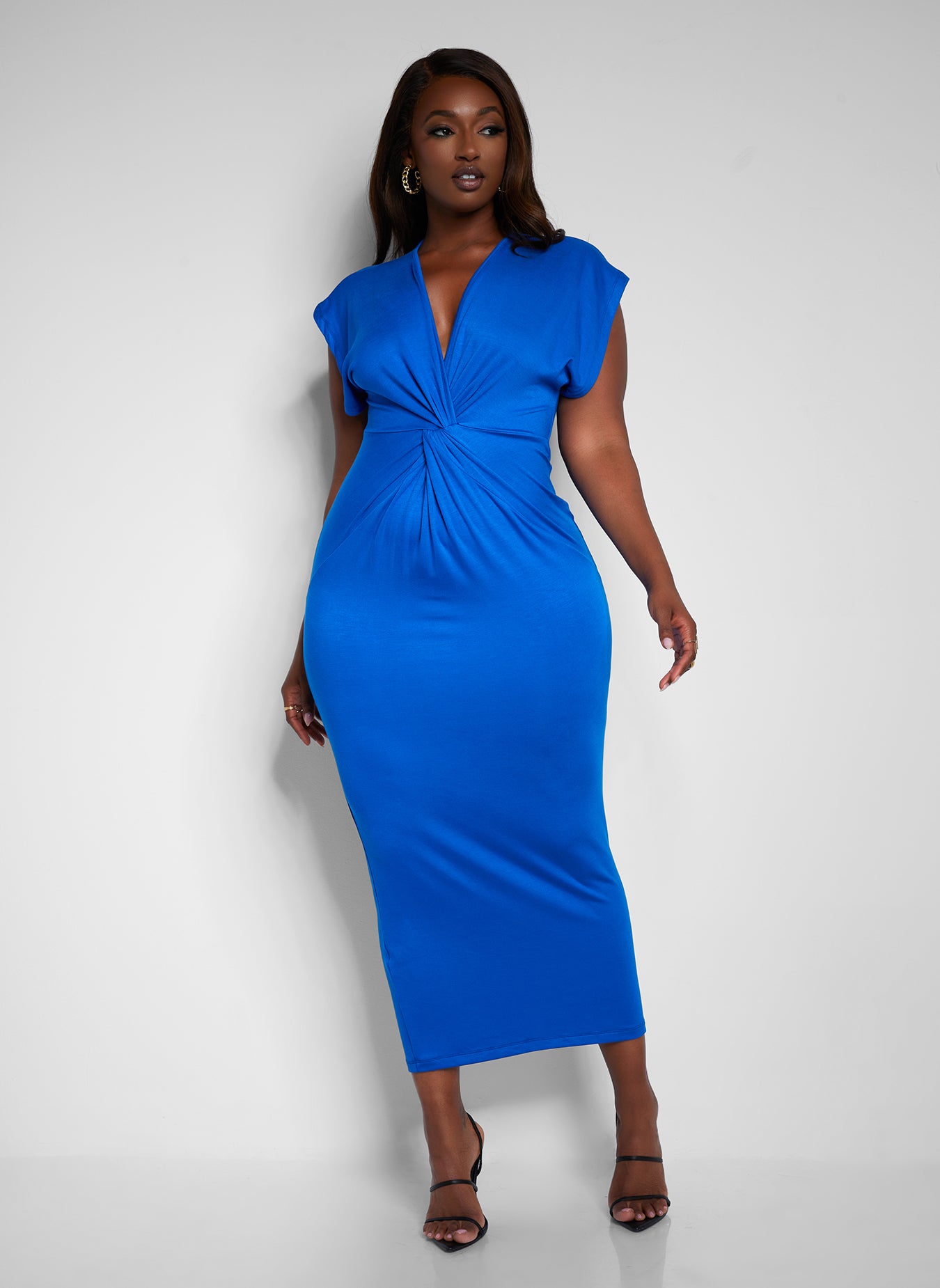 On Tonight Knotted Bodycon Maxi Dress