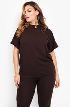 Essential Longline Top - Brown