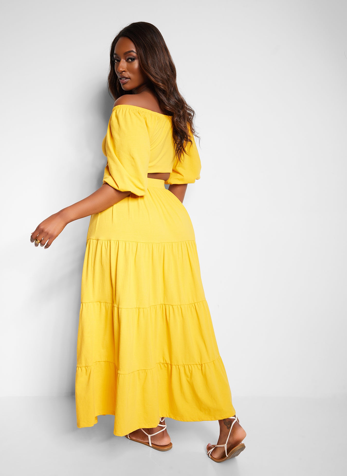 Kyra Maxi Skater Skirt