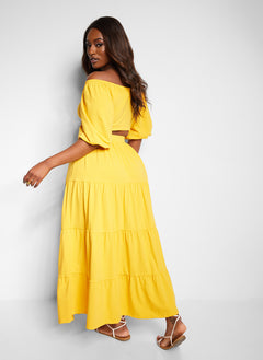 Kyra Maxi Skater Skirt