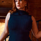 Black Mae Ribbed Sleeveless Maxi Dress Plus Sizes