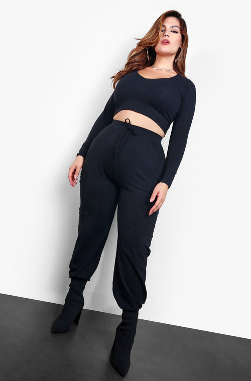 No Mercy Jogger Set - Black
