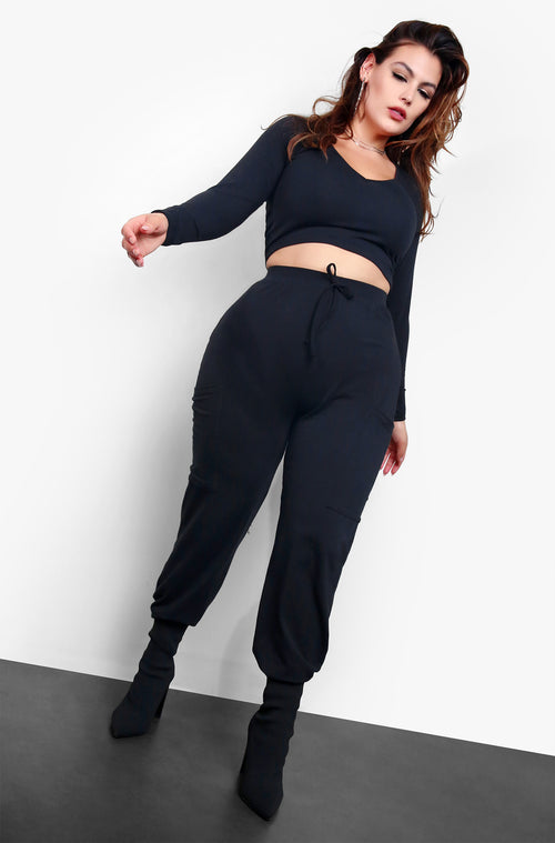 No Mercy Jogger Set - Black