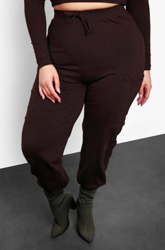 No Mercy Jogger Set - Brown