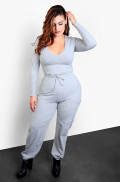 No Mercy Jogger Set - Gray