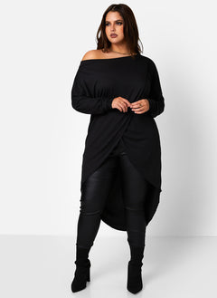 On The Go Ribbed High Low Top