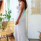 Grey Say More Cut Out A Line Maxi Dress