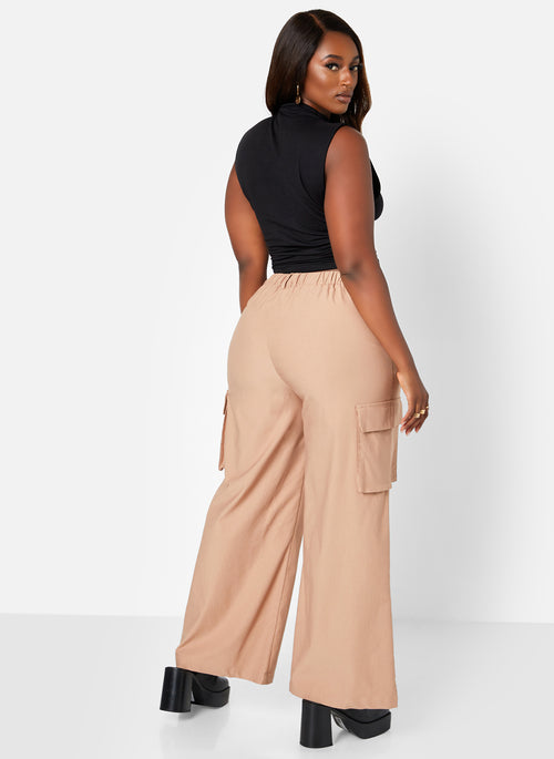 Black Tara Mock Neck Sleeveless Top Plus Sizes