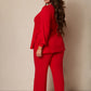 Time To Chill Ribbed Double Slit Oversized Top